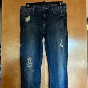 MOTHER The Looker Ankle Fray Size 26